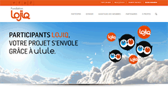 Desktop Screenshot of fondationlojiq.org