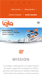 Mobile Screenshot of fondationlojiq.org